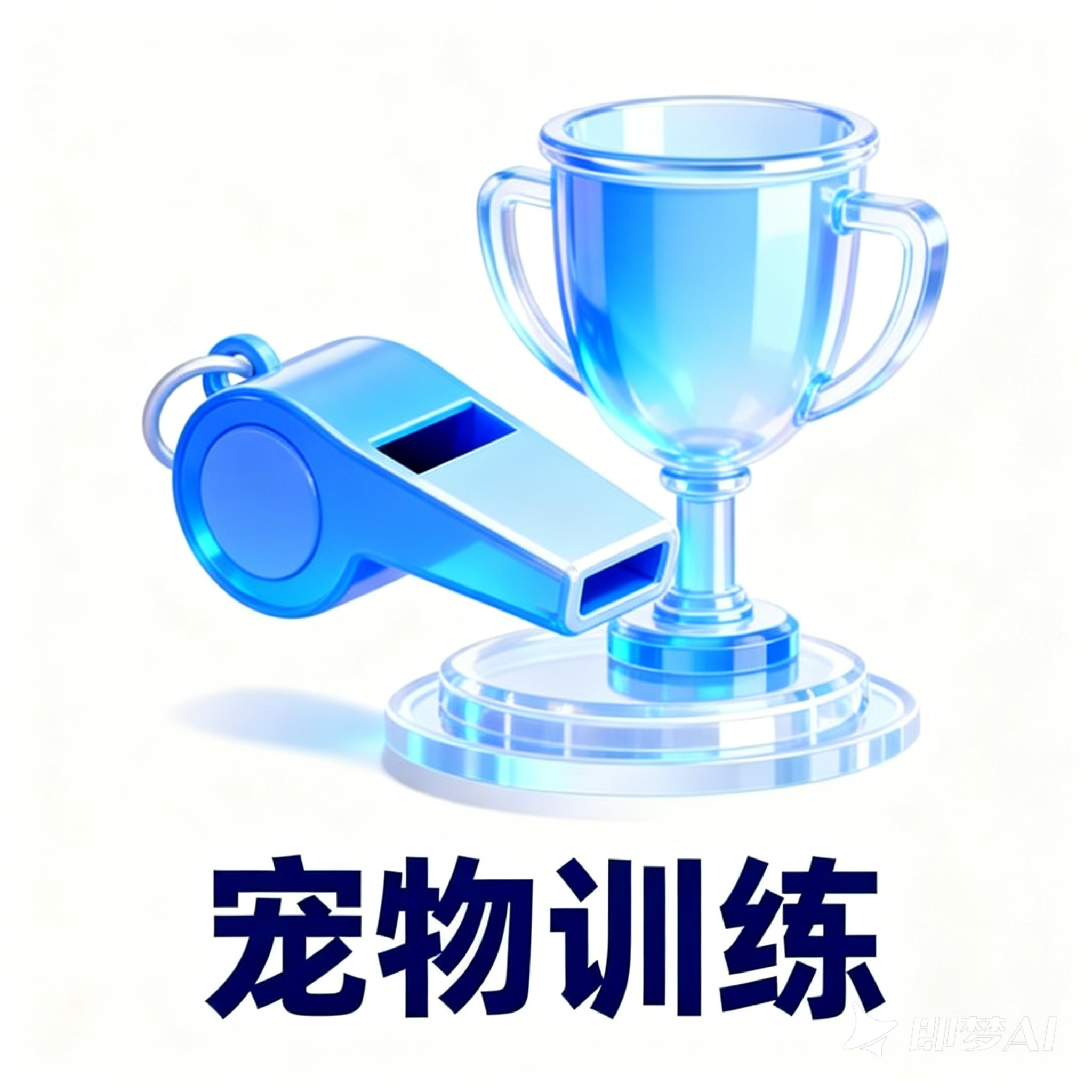 扁平化手绘风宠物养护图标元素 | AI智能生成设计模板-千图AI