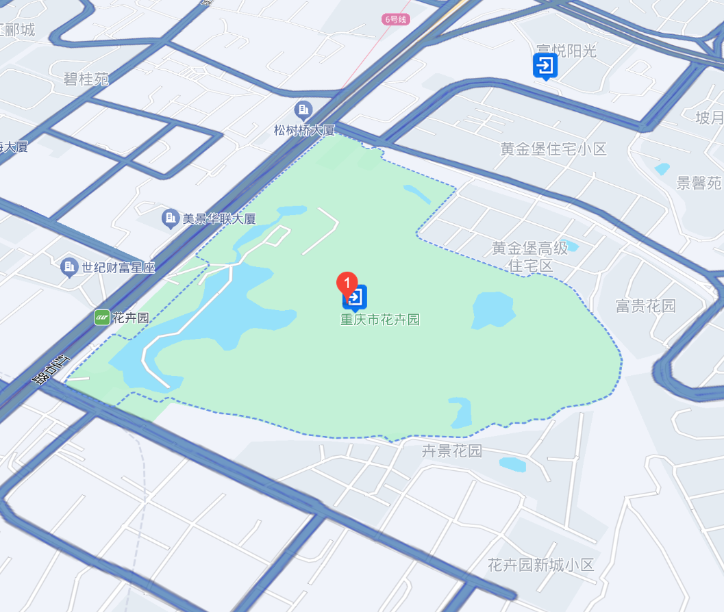 3D渲染中国风现代城市生态公园鸟瞰图插画 | AI智能生成设计模板-千图AI