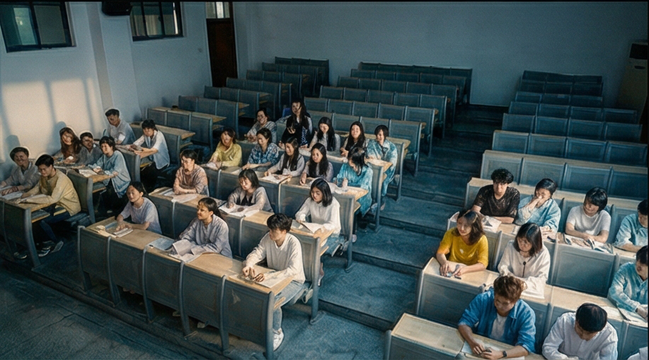学生儿童小男孩小女孩教室课堂上课场景人像照片 | AI智能生成设计模板-千图AI