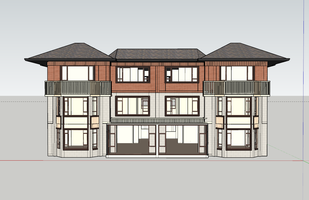 3D渲染别墅住宅建筑场景商业照片 | AI智能生成设计模板-千图AI